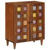 vidaXL Credenza Noce 60 x 33 x 75 cm Legno di mango massello