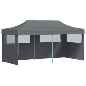 vidaXL Tenda Party 291 x 580 x 315 cm Antracite Tessuto Oxford