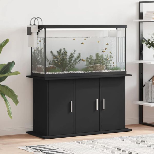 vidaXL Supporto per Acquario 101x41x58 cm in Legno Multistrato Nero