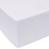 vidaXL Federe Bianco 200 x 160 cm Cotone