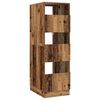 vidaXL Mobile da lavanderia con porta Legno vecchio 50 x 68 x 162 cm