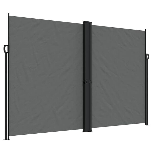 vidaXL Tenda da Sole Laterale Retrattile Antracite 220x1000 cm