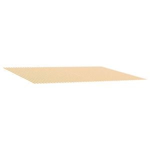 vidaXL Telo di ricambio per tenda da sole Giallo e Bianco 300 x 200 cm