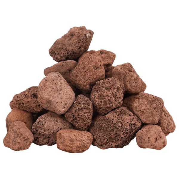 vidaXL Rocce Vulcaniche 10 kg Rosse 3-5 cm