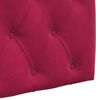 vidaXL Testata appesa Rosso Vino 150 x 55 x 7 cm Velluto