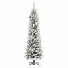 vidaXL Albero di Natale artificiale con 300 LED Bianco 210 cm