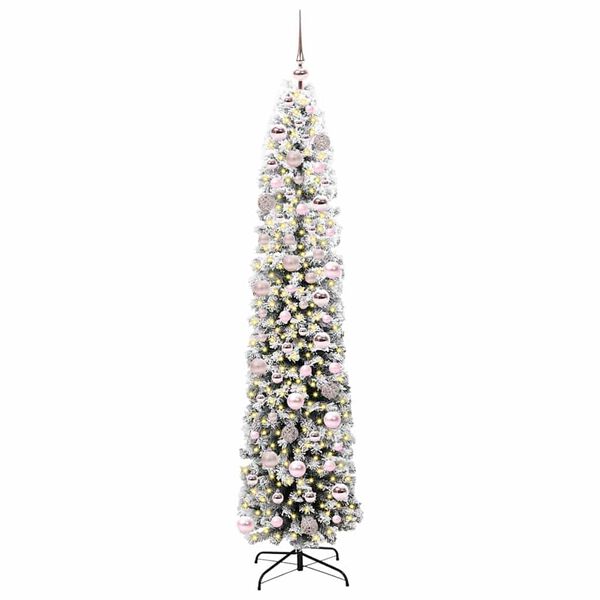 vidaXL Albero di Natale artificiale con 300 LED Verde 180 cm