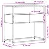 vidaXL Tavolo consolle Legno vecchio 75 x 40 x 75 cm Legno multistrato