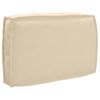 vidaXL Cuscino Beige 60 x 40 x 12 cm Tessuto Oxford