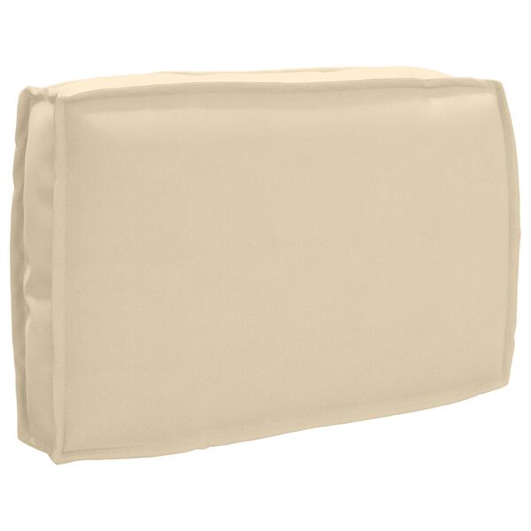 vidaXL Cuscino Beige 60 x 40 x 12 cm Tessuto Oxford