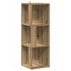 vidaXL Mobile Angolare Rovere Artigianale 33x33x100 cm in Truciolato