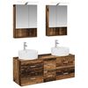 vidaXL Set di mobili per il bagno 5 pcs Legno antico