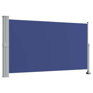 vidaXL Tenda da Sole Laterale Retrattile per Patio 140x300 cm Blu