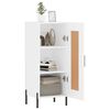 vidaXL Credenza Bianca 34,5x34x90 cm in Legno Multistrato