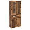 vidaXL Credenza Legno vecchio 69,5 x 34 x 180 cm Legno ingegnerizzato