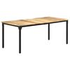 vidaXL Tavolo da Pranzo 180x90x76 cm in Legno di Mango Grezzo