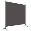 vidaXL Paravento Antracite 175x180 cm in Tessuto
