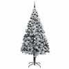 vidaXL Albero di Natale con 300 LED con supporto Verde 300 cm PVC