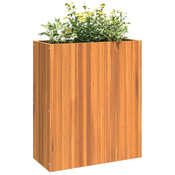 vidaXL Fioriera da Giardino 59x27,5x70 cm in Legno Massello di Acacia