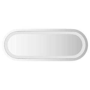 vidaXL Specchio da bagno LED Trasparente 40 x 15 cm vetro temperato
