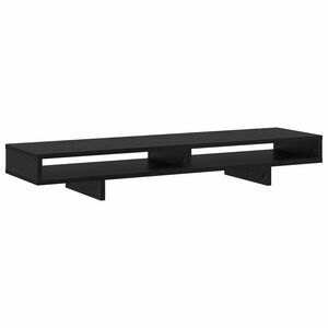 vidaXL Supporto per Monitor Nero 100 x 27 x 15 cm Legno ingegnerizzato