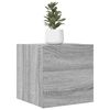 vidaXL Armadietti TV Montati a Parete Grigio Sonoma 30,5x30x30 cm