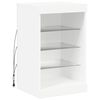 vidaXL Credenza con Luci LED Bianca 41x37x67 cm