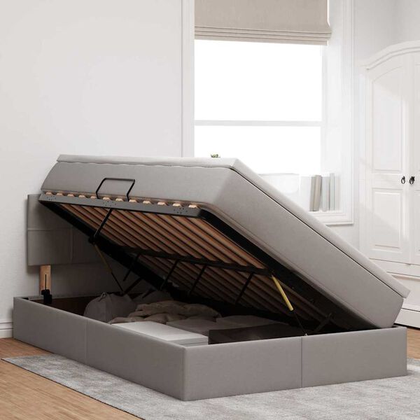 vidaXL Letto con contenitore e materasso Talpa 120 x 200 cm