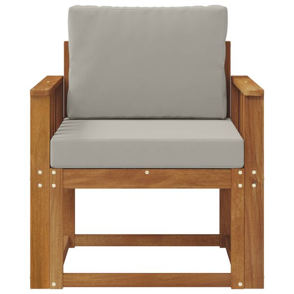 vidaXL Divano da esterno Legno di Acacia Massello e Poliestere