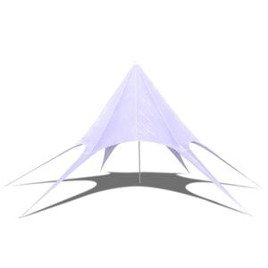 vidaXL Gazebo padiglione tenda da giardino a stella esagonale 12m