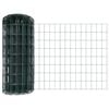 vidaXL Recinzione Euro Verde 0,6 x 25 m Ferro rivestito in PVC