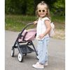 Smoby Passeggino Giocattolo Sportivo Bambole Gemelle Maxi-Cosi Rosa