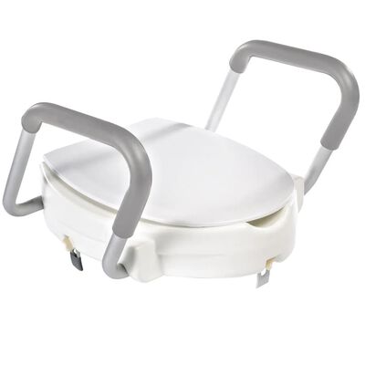 RIDDER Tavoletta WC con Maniglione di Sicurezza Bianco 150 kg A0072001