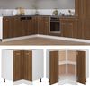 vidaXL Armadietto Cucina “Lyon” Rovere Marrone 75,5x75,5x81,5 cm