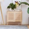 vidaXL Ante con Design a Lamelle 2 pz 39,5x29,5 cm in Legno di Pino