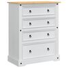 vidaXL Cassapanche di stoccaggio Corona Bianco 92 x 48 x 114 cm
