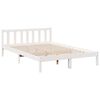 vidaXL Letto Extra Lungo senza Materasso Bianco 180x200 cm in Pino
