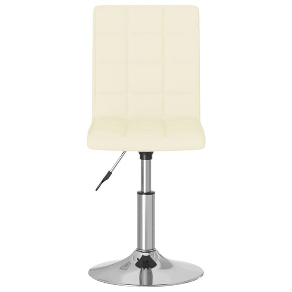 vidaXL Sgabello da Bar Crema in Tessuto