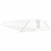 vidaXL Serra con Telaio in Acciaio Bianco 110 m&sup2; 22x5x2,3 m