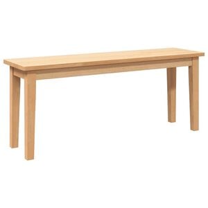 vidaXL Panca 110 cm in Legno Massello di Hevea