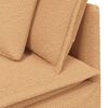 vidaXL Modulo Angolare Divano Modulare con Cuscini Beige 100 cm