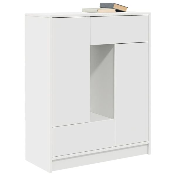 vidaXL Credenza con Cassetti e Ante Bianco 73x31x90 cm