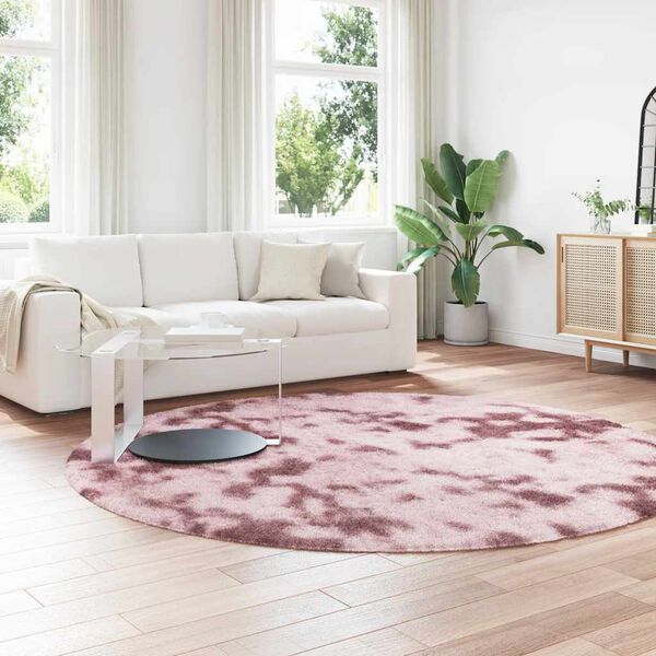 vidaXL Tappeto Shaggy a Pelo Lungo NAVARRA Rosa Antico 240x240cm