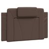 vidaXL Letto Viana con Materasso Marrone 80x200 cm in Similpelle