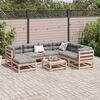 vidaXL Set Divani da Giardino 8 pz in Legno Massello Abete Douglas
