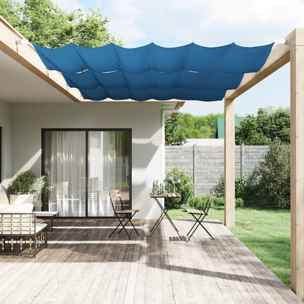 vidaXL Paravento Verticale Blu 140x270 cm in Tessuto Oxford