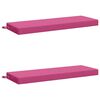 vidaXL Cuscini per Panchina SOEST 2 pz 100% Poliestere Rosa