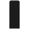 vidaXL Tavolo consolle Rovere nero 105 x 30 x 80 cm Legno multistrato