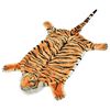 vidaXL Tappeto di Peluche a Forma di Tigre 144 cm Marrone