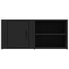 vidaXL Mobili Porta TV 2 pz Nero 80x31,5x36 cm in Legno Multistrato
